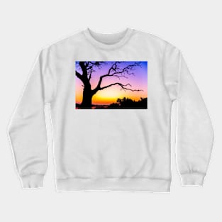 Tree At Sunset Crewneck Sweatshirt